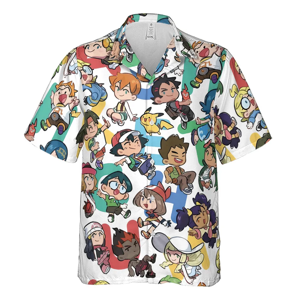 Pokemon Trainer Hawaiian Shirt - 2