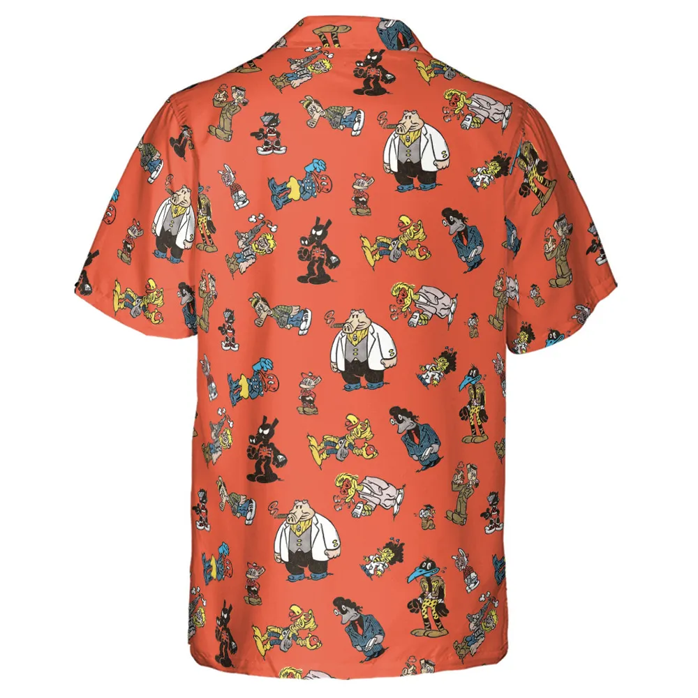 Cast of Peter Porker Hawaiian Shirt - 3