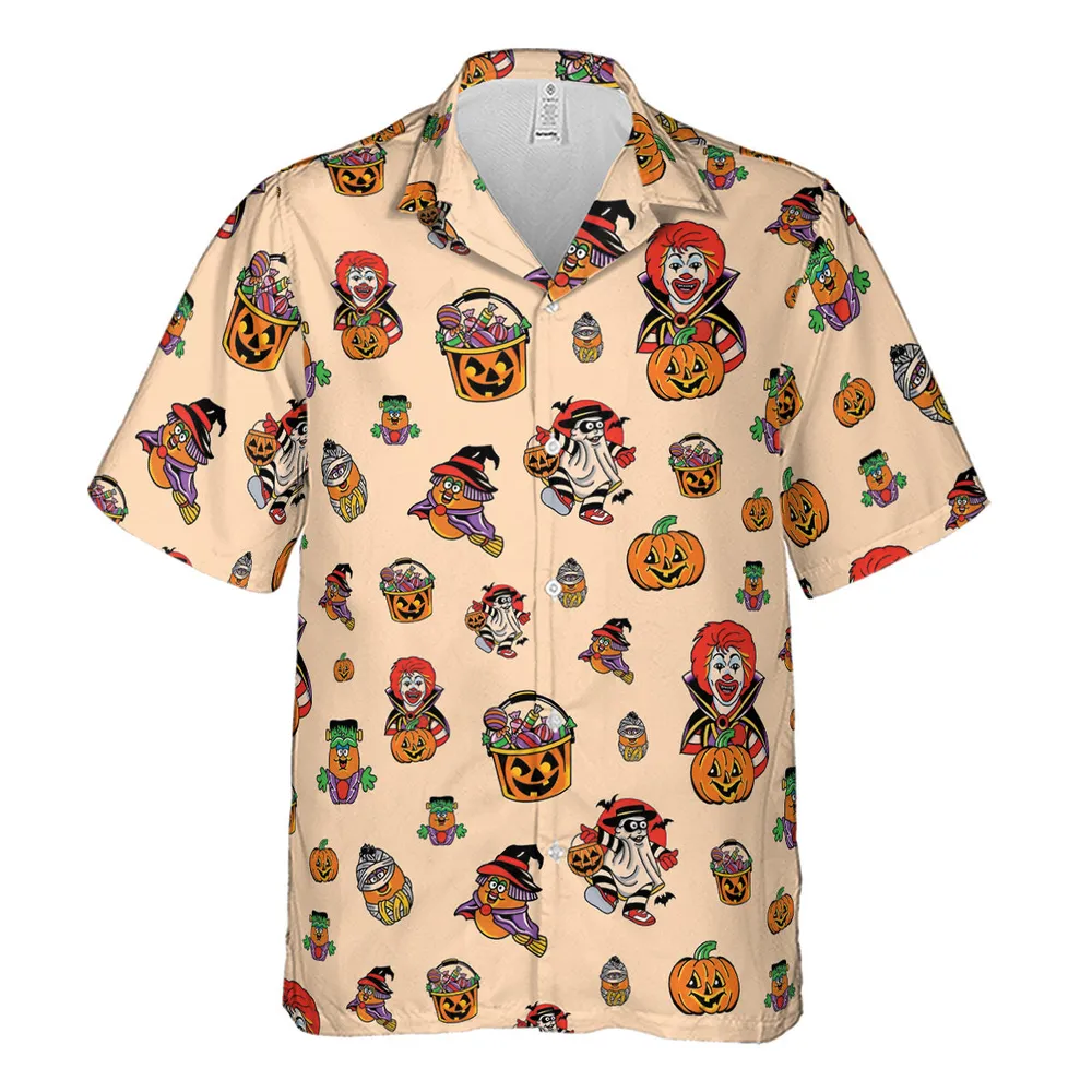 McDonaldland Halloween Hawaiian Shirt - 2
