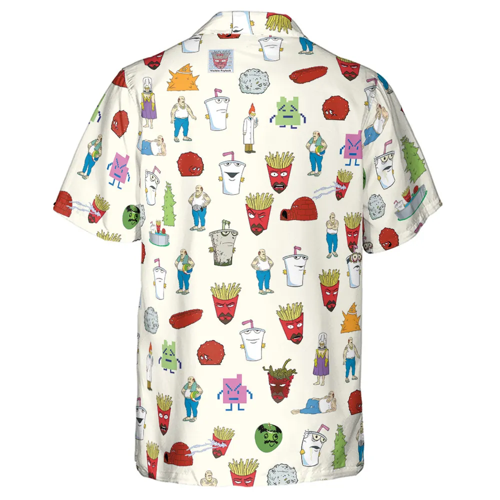 Aqua Teen Style Hawaiian Shirt - 3