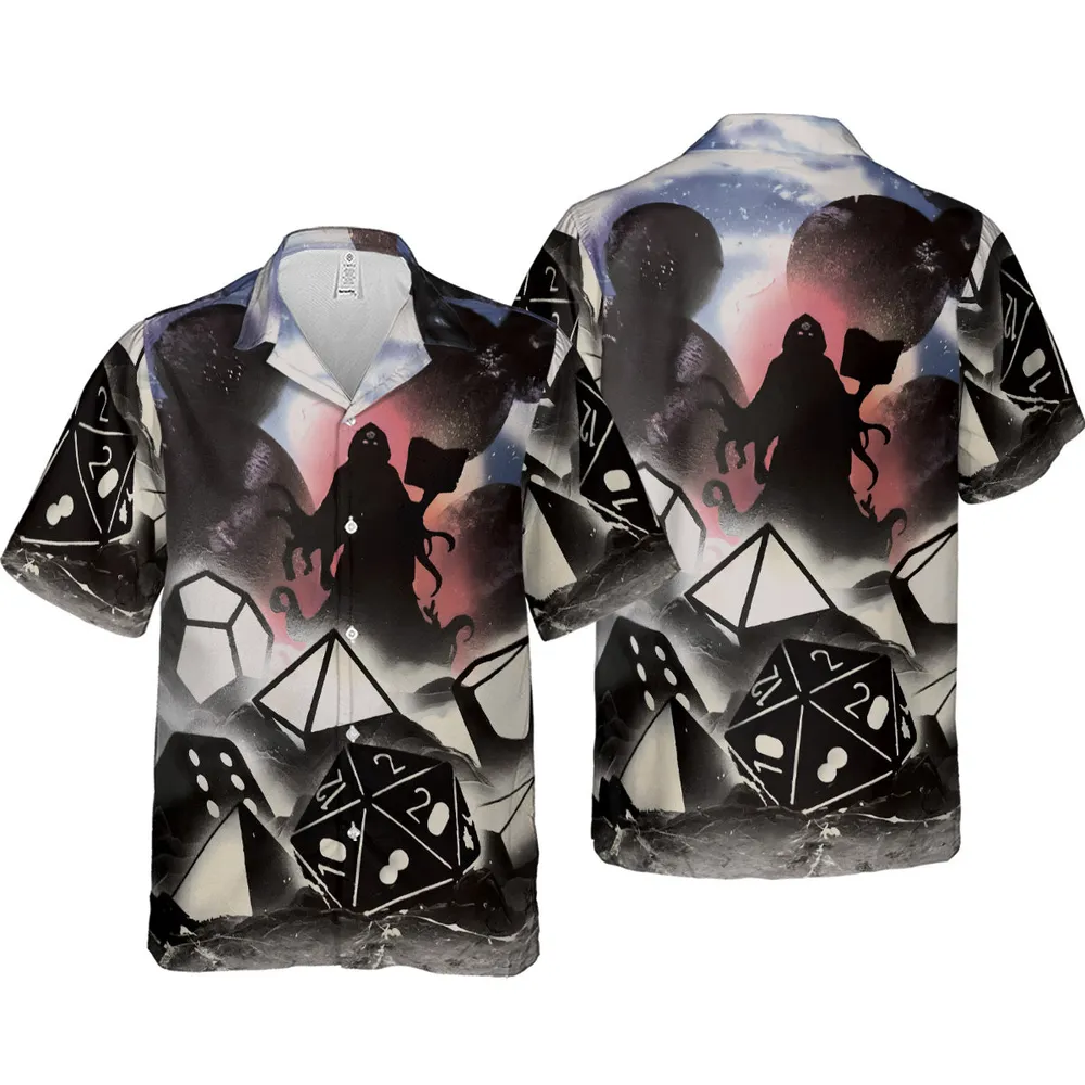 How I Roll DnD Hawaiian Shirt - 4