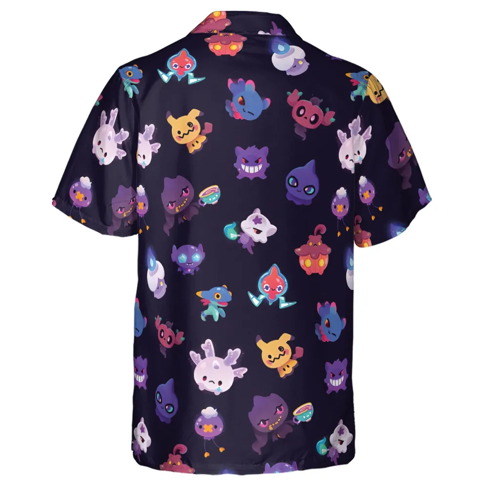 Cute Ghost Type Hawaiian Shirt - 3