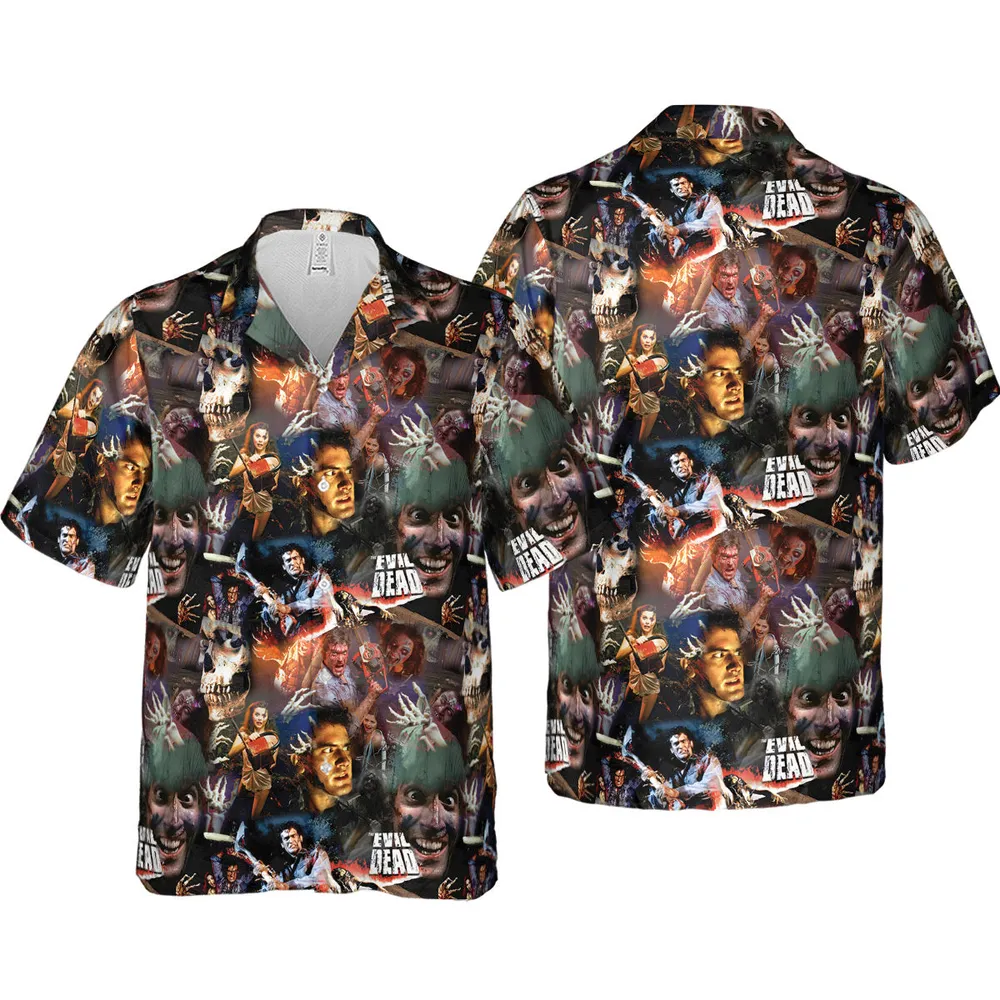 Classic Horror Evil Dead Hawaiian Shirt - 4