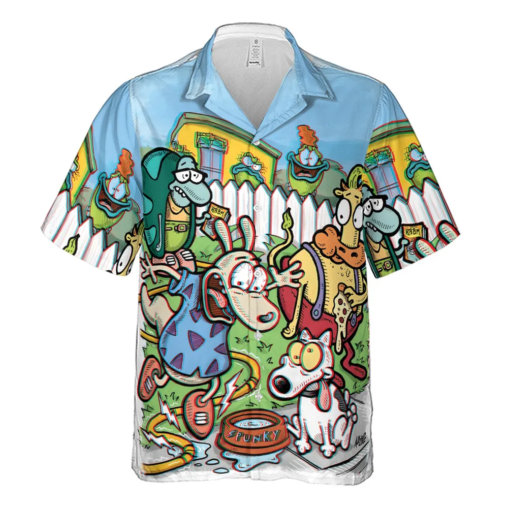 Spunky Style Rocko's Modern Life Hawaiian Shirt - 2