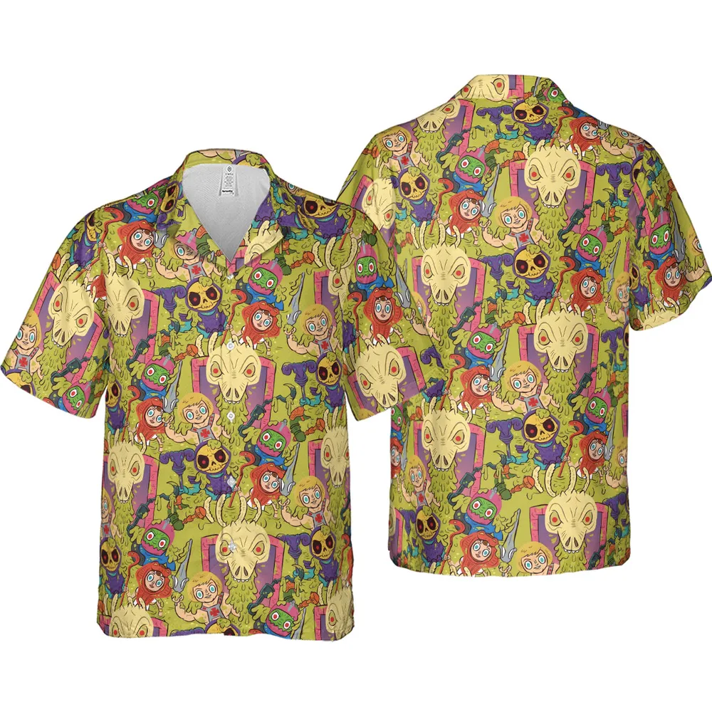Victims of the Slime Pit He-Man and the Masters of the Universe Hawaiian Shirt - 4