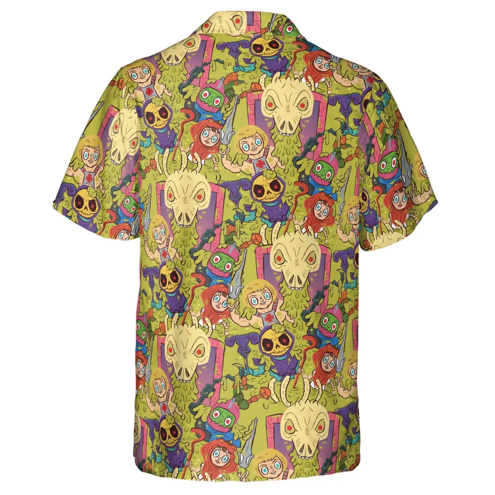 Victims of the Slime Pit He-Man and the Masters of the Universe Hawaiian Shirt - 3