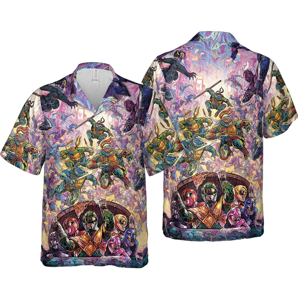 Shell Yeah Teenage Mutant Ninja Turtles Hawaiian Shirt - 4