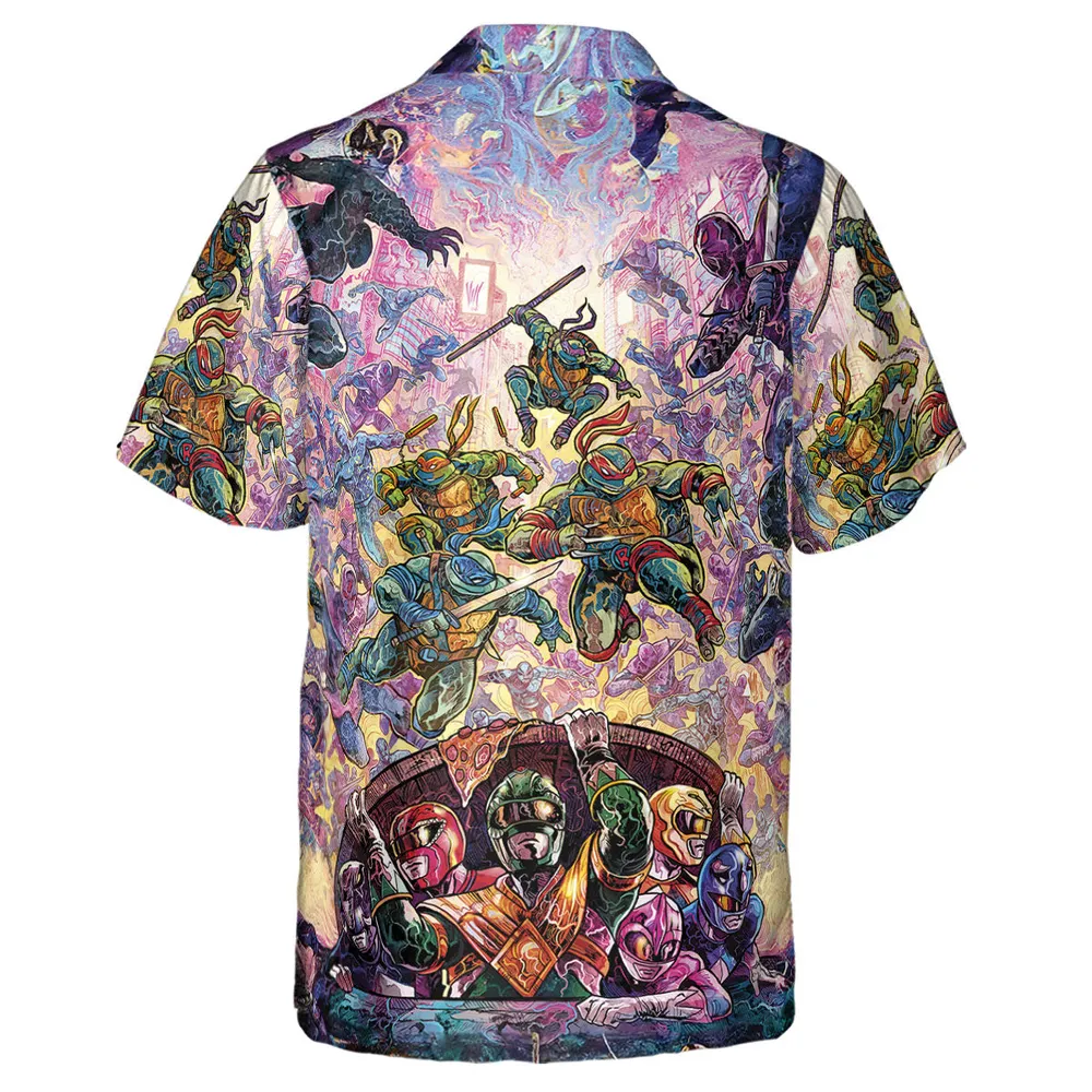 Shell Yeah Teenage Mutant Ninja Turtles Hawaiian Shirt - 3