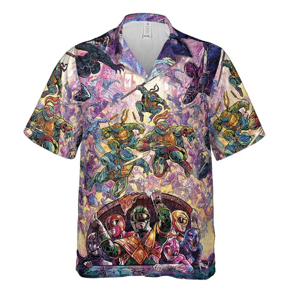 Shell Yeah Teenage Mutant Ninja Turtles Hawaiian Shirt - 2