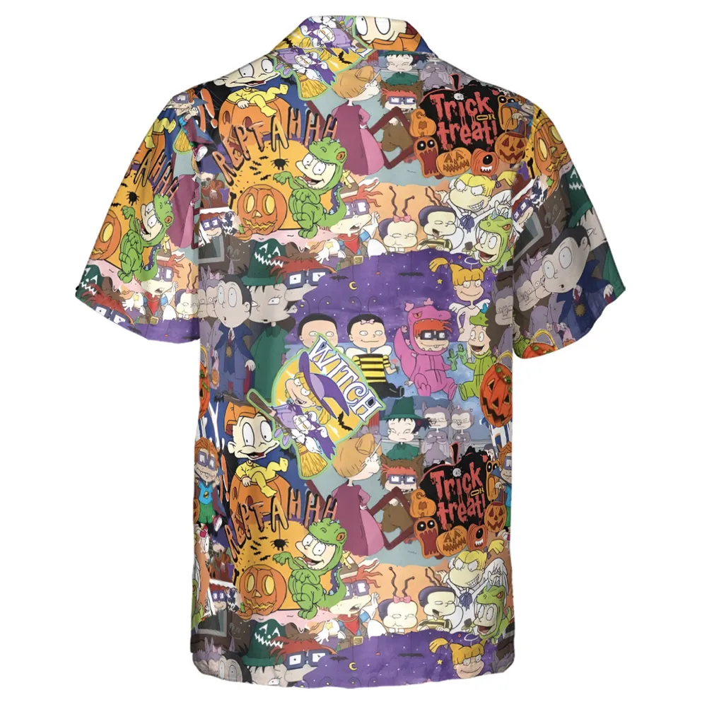 Halloween Haunt Rugrats Hawaiian Shirt - 3