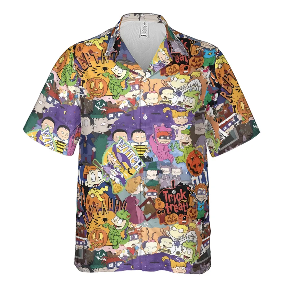 Halloween Haunt Rugrats Hawaiian Shirt - 2