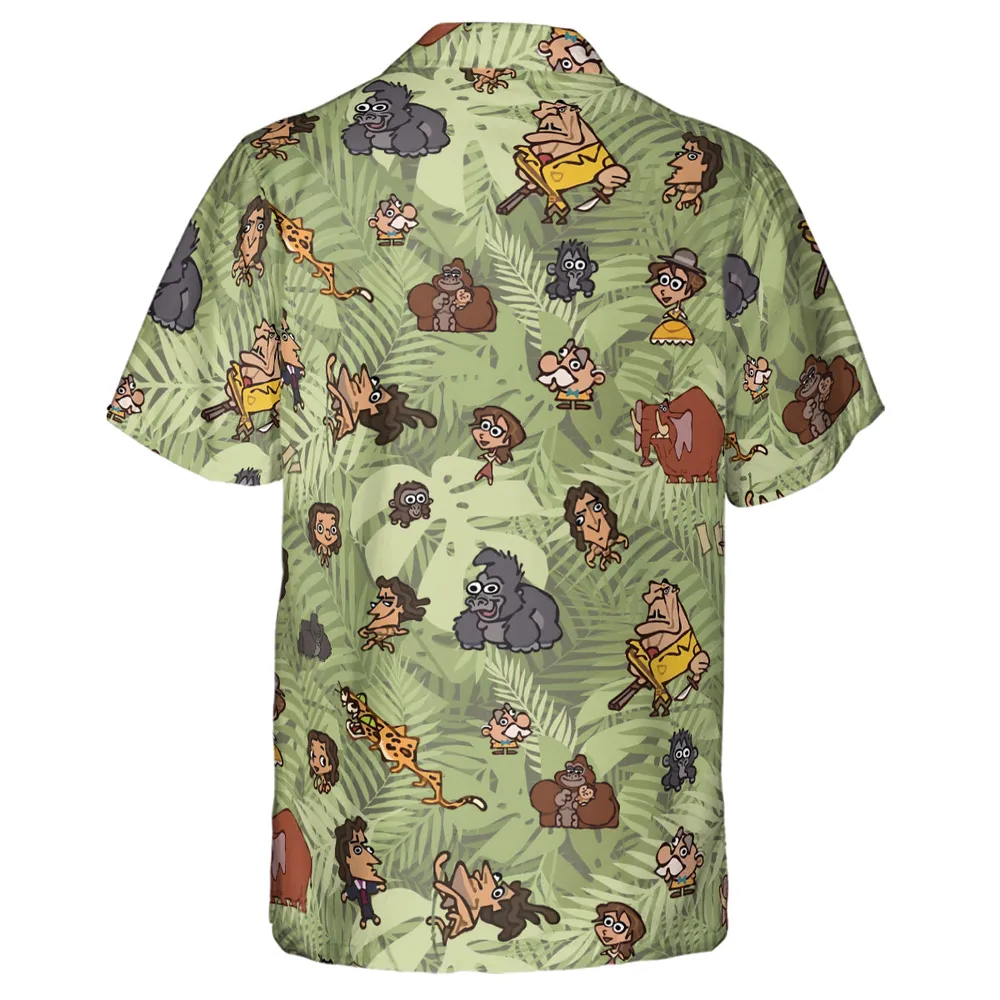 Tarzan Characters Hawaiian Shirt - 3