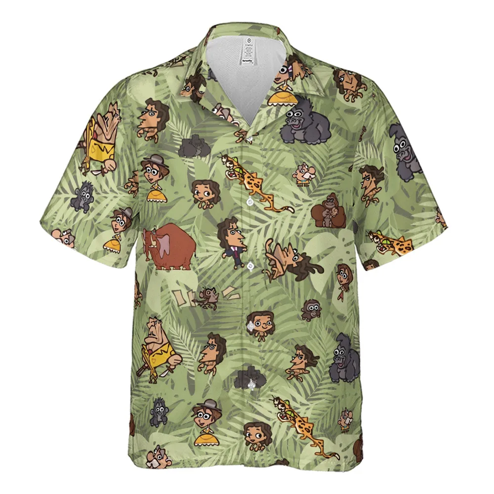 Tarzan Characters Hawaiian Shirt - 2