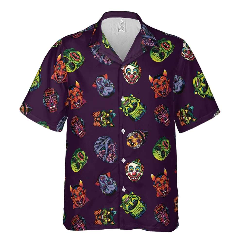 Beast Mode On Monster Masks Hawaiian Shirt - 2