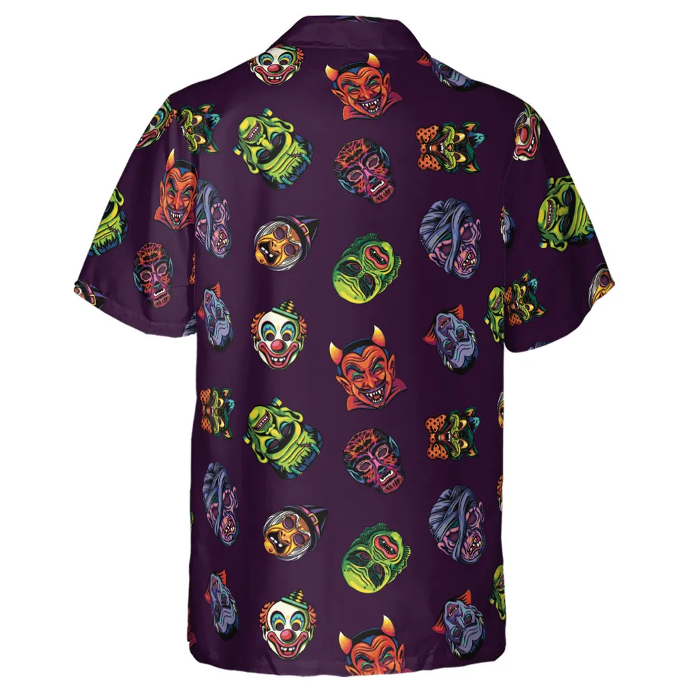 Beast Mode On Monster Masks Hawaiian Shirt - 3