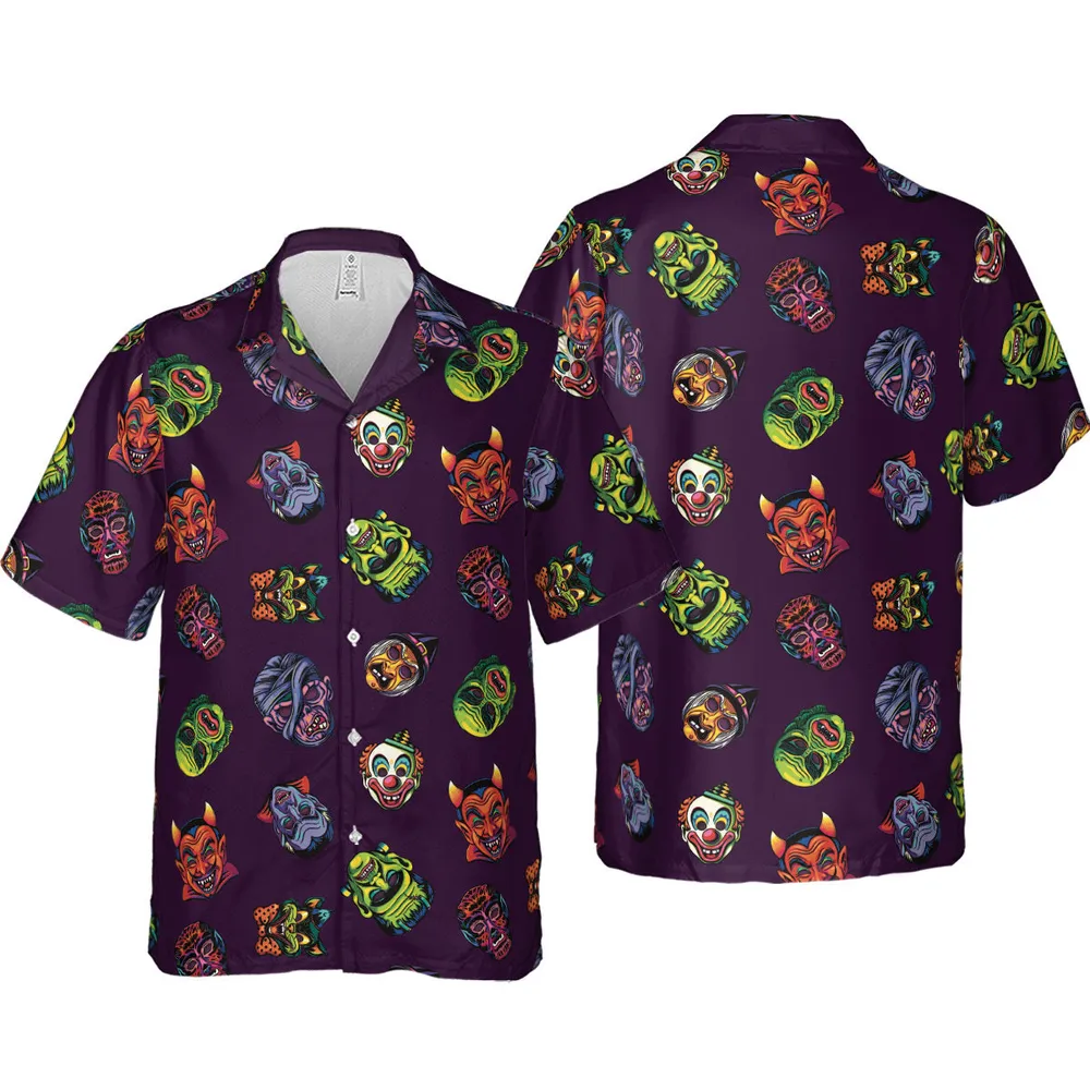 Beast Mode On Monster Masks Hawaiian Shirt - 4