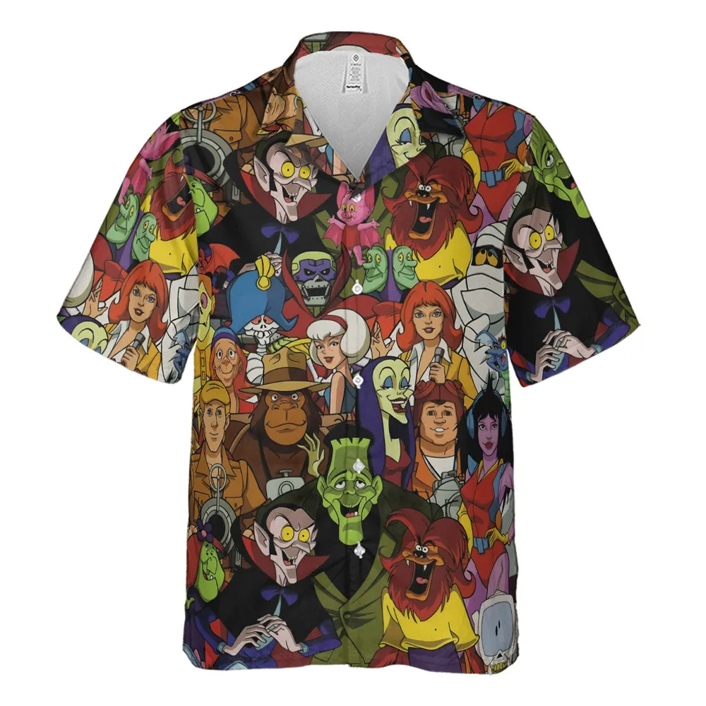 Frightfully Funny Ghostbusters Groovie Goolies Hawaiian Shirt - 2
