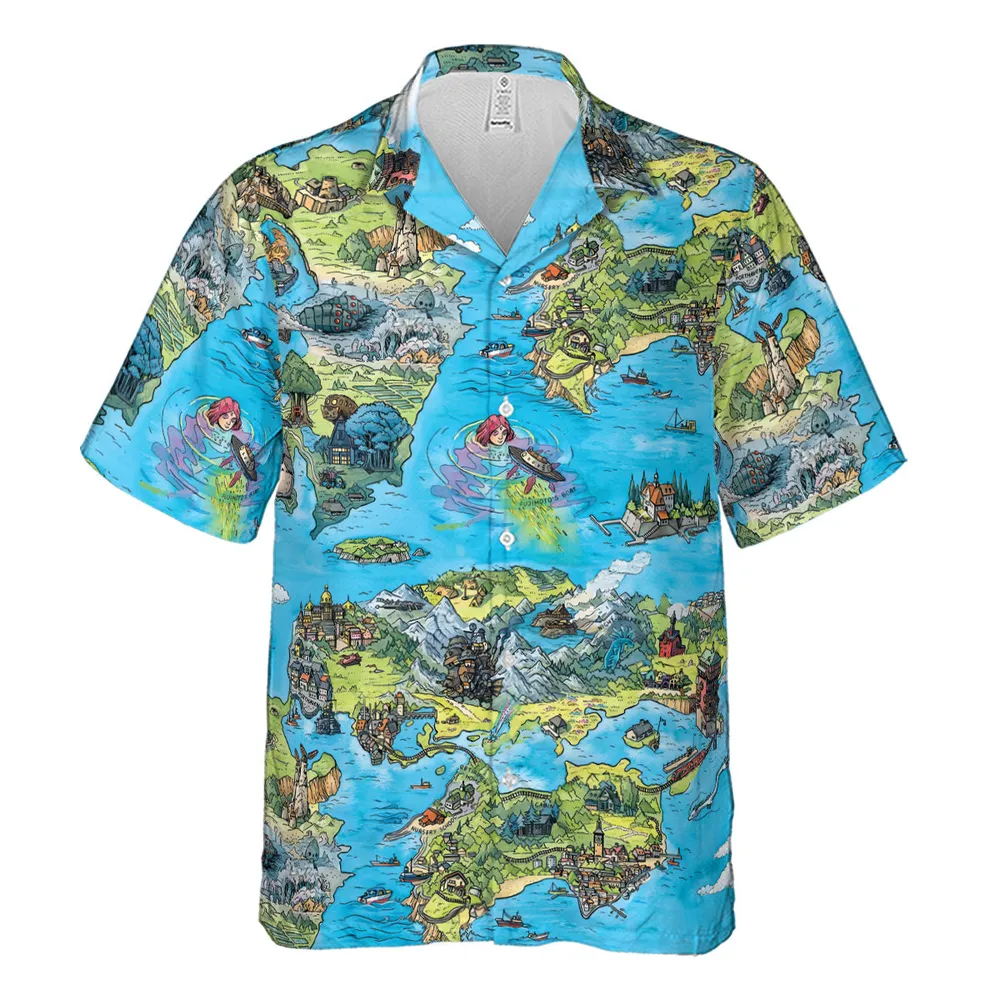 Ghibli Land Hawaiian Shirt - 2