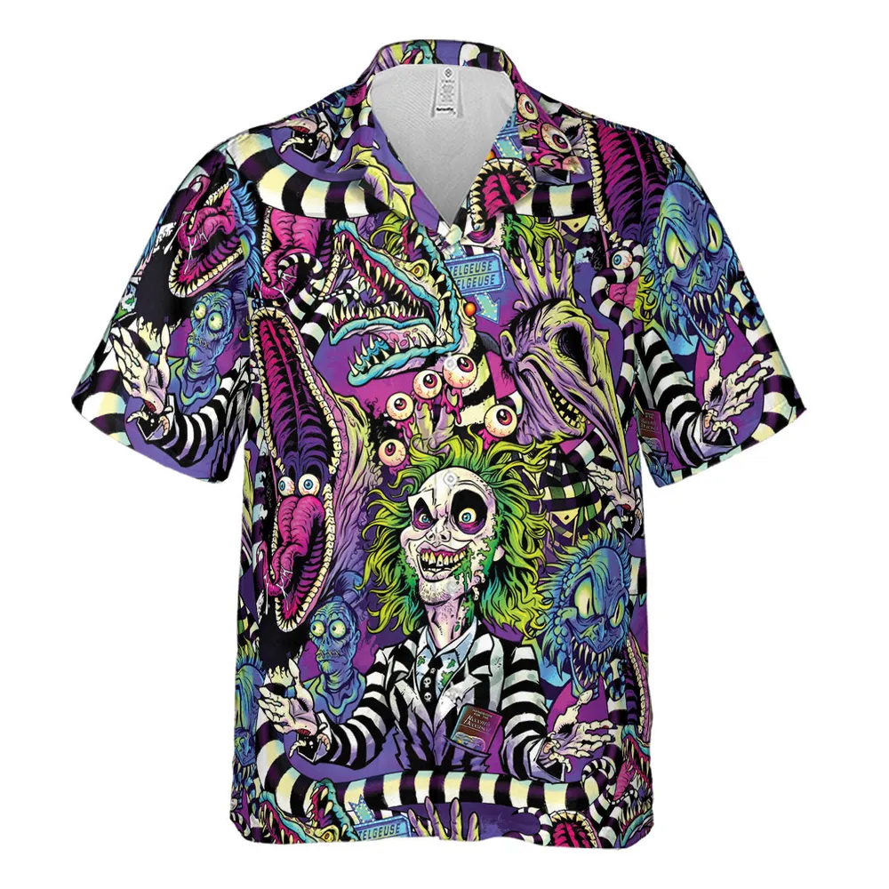 Stay Spooky Beetlejuice Hawaiian Shirt - 2