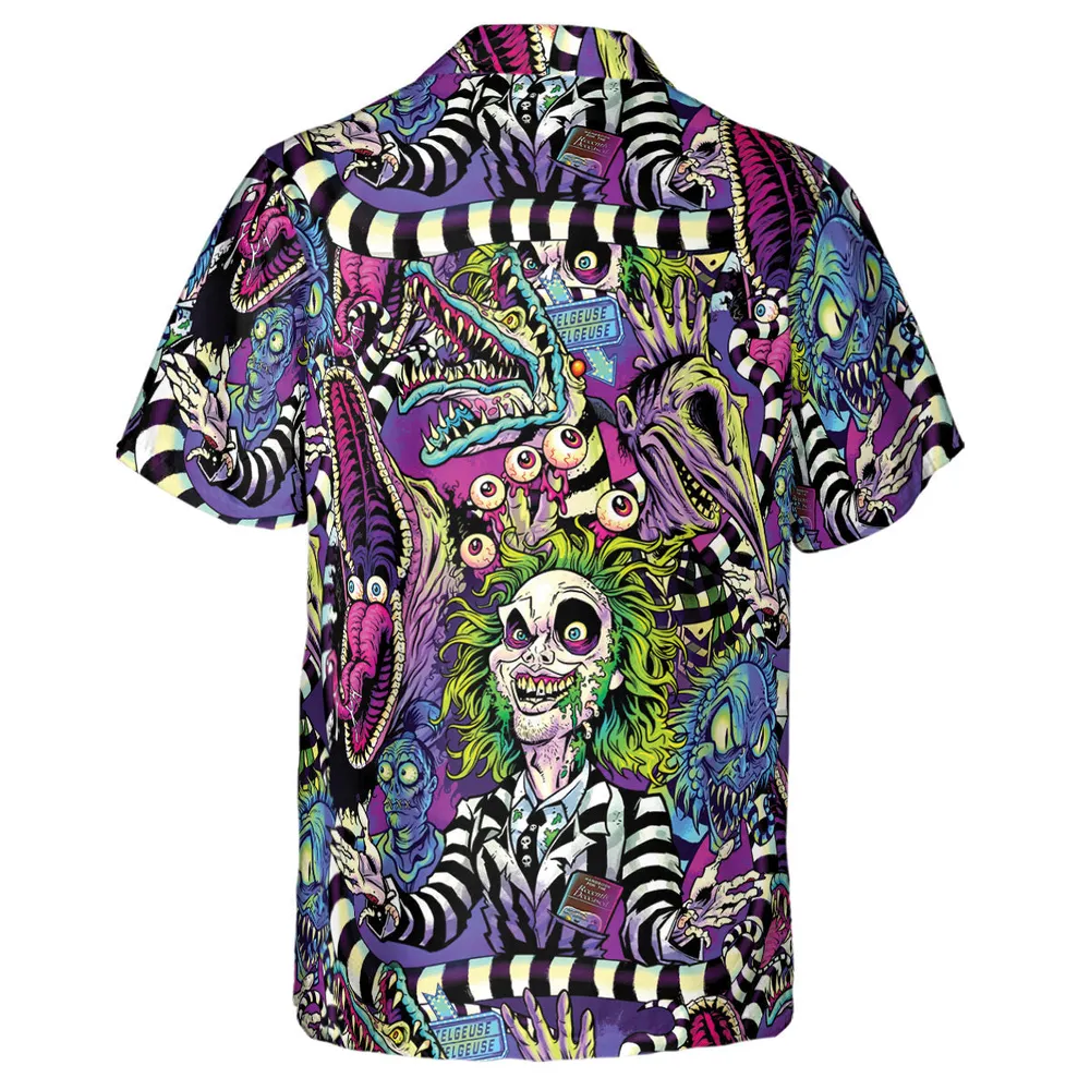 Stay Spooky Beetlejuice Hawaiian Shirt - 3