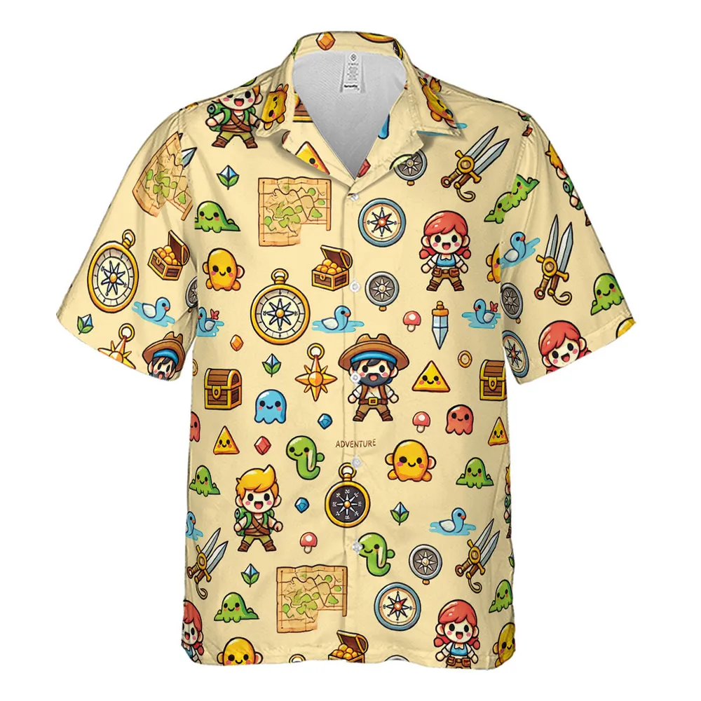 Quest Mode On The Legend of Zelda Hawaiian Shirt - 2