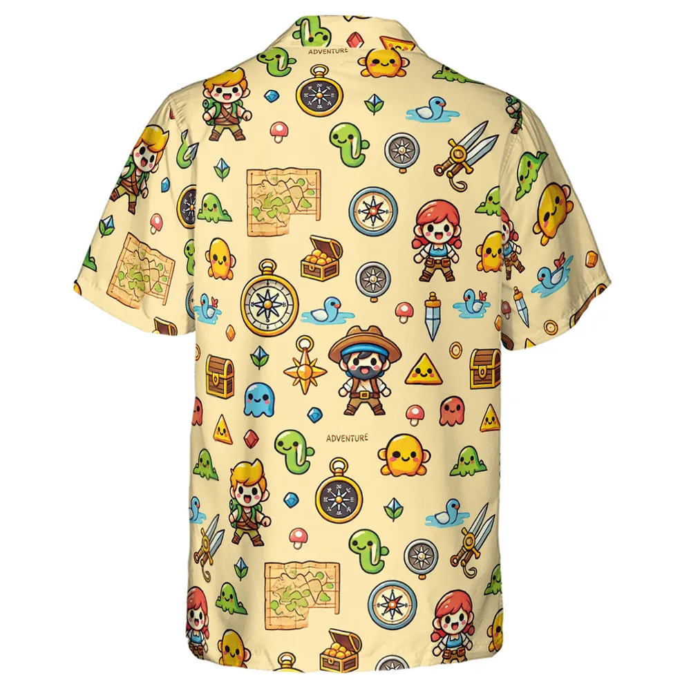 Quest Mode On The Legend of Zelda Hawaiian Shirt - 3