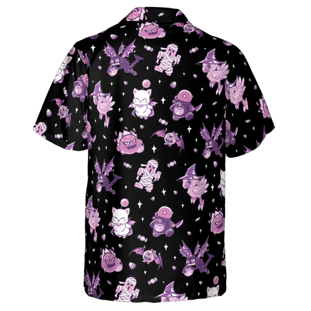 Halloween Final Fantasy Cuties Hawaiian Shirt - 3
