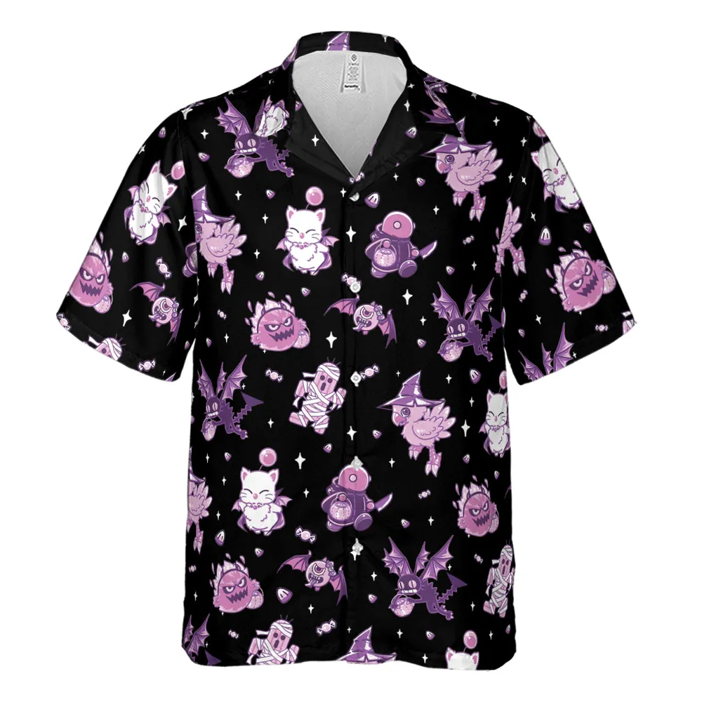 Halloween Final Fantasy Cuties Hawaiian Shirt - 2