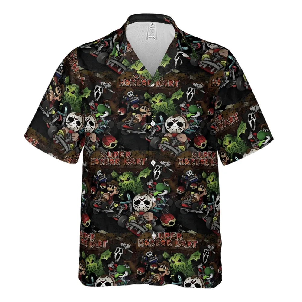 Super Horror Kart Hawaiian Shirt - 2