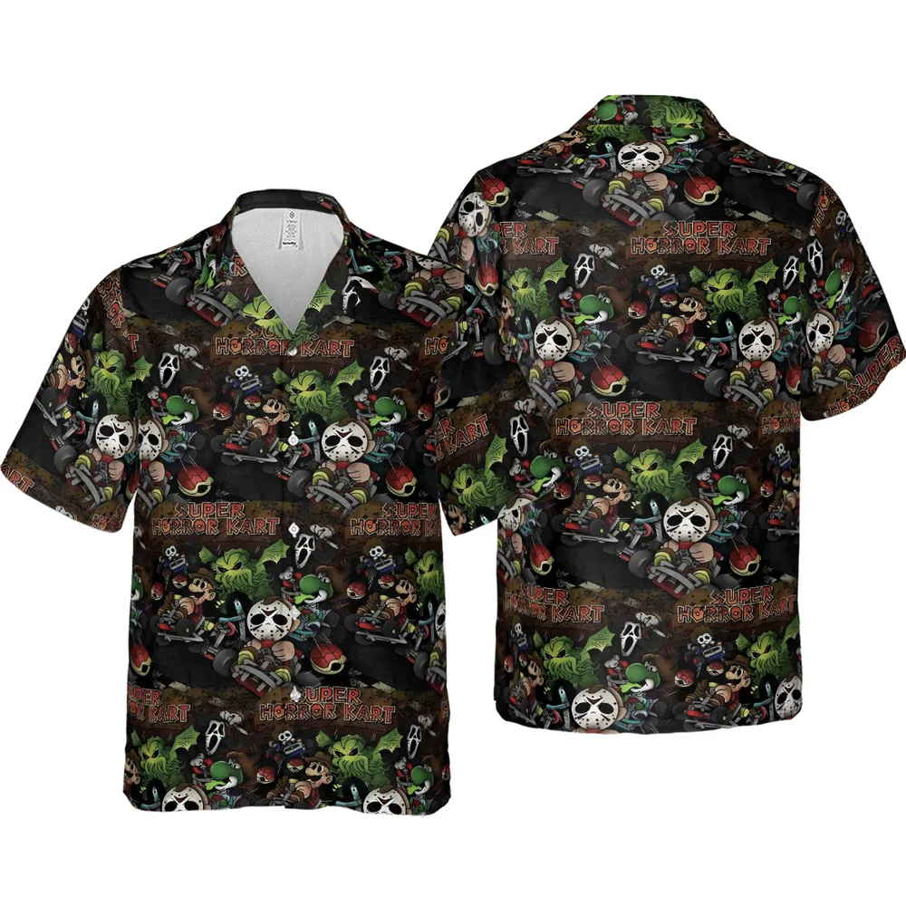 Super Horror Kart Hawaiian Shirt - 4