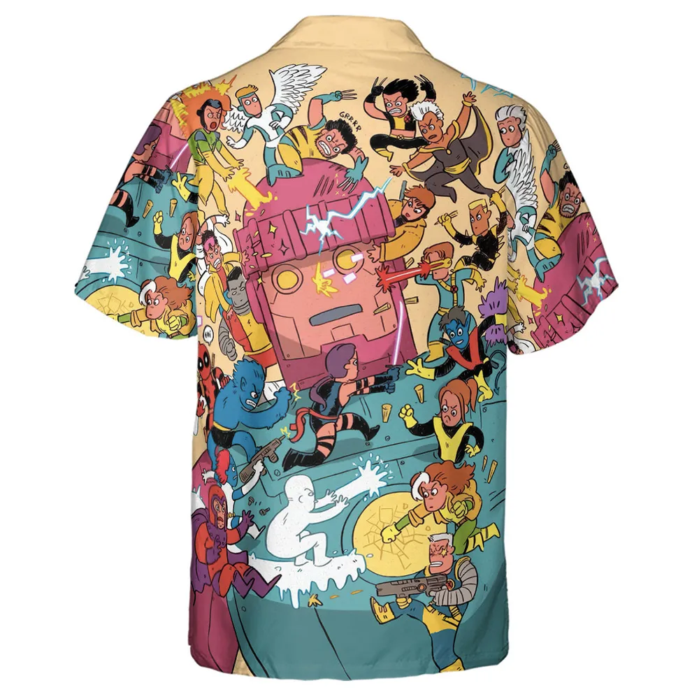 Super Style X-Men Hawaiian Shirt - 3