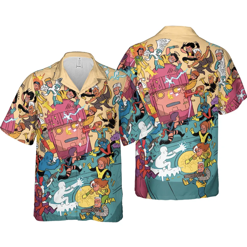 Super Style X-Men Hawaiian Shirt - 4