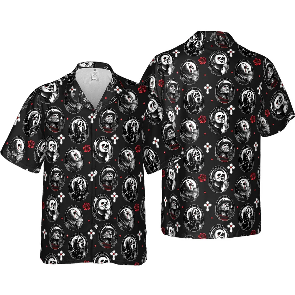 Horror Saints Hawaiian Shirt - 4