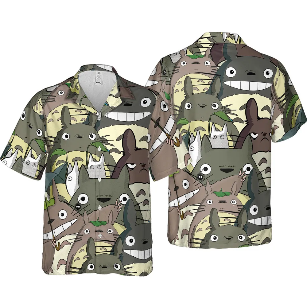 My Neighbor Totoro Hawaiian Shirt - 4