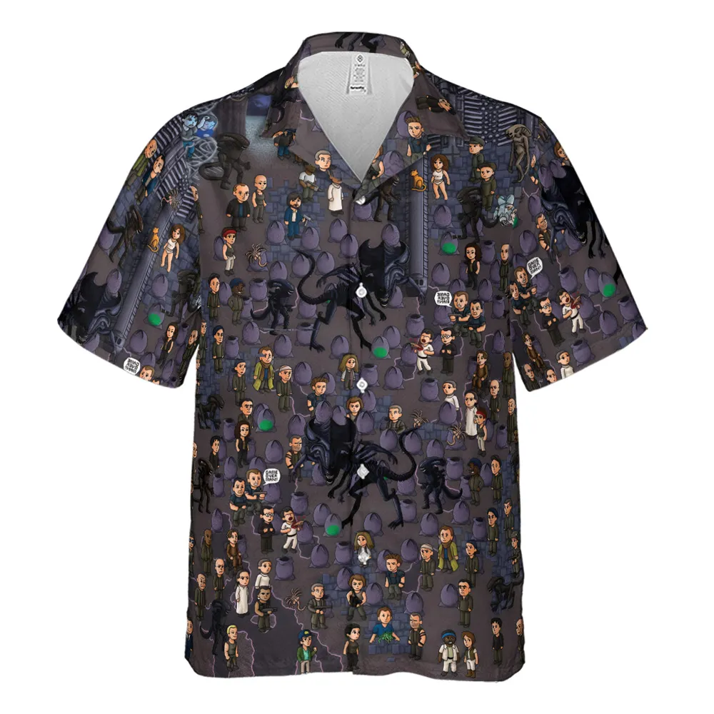 Out of Space Alien Hawaiian Shirt - 2