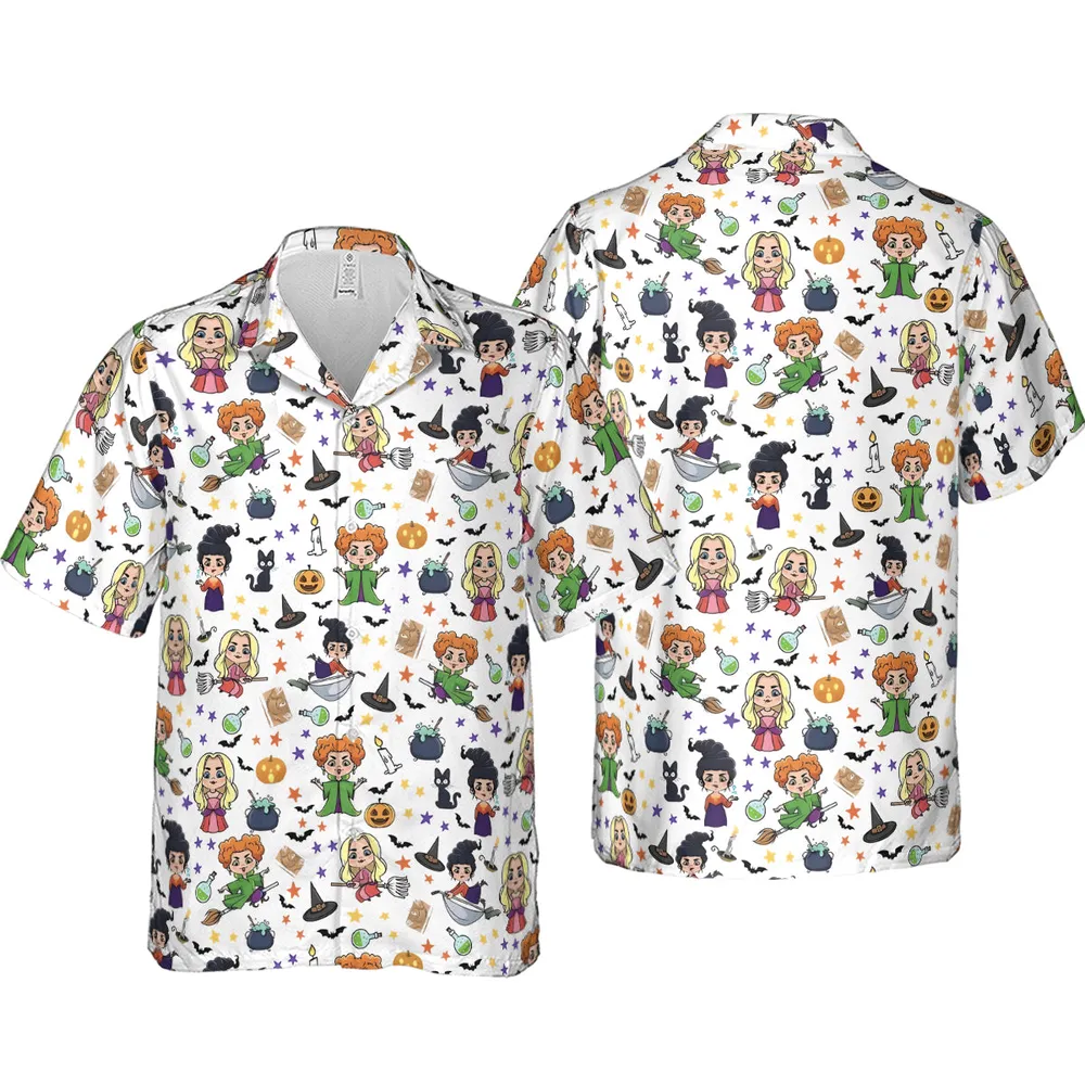 Enchanted Evenings Hocus Pocus Hawaiian Shirt - 4