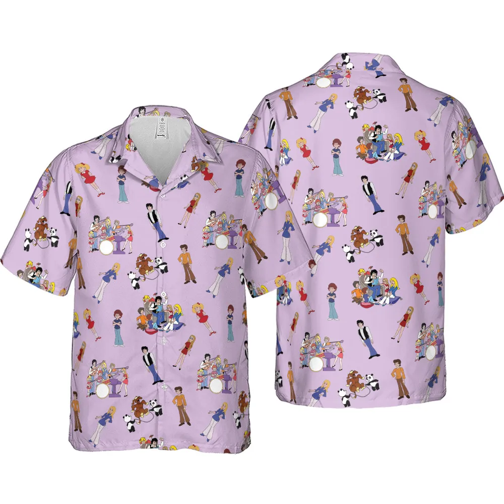 70s The Brady Kids Cartoon  Hawaiian Shirt - 4