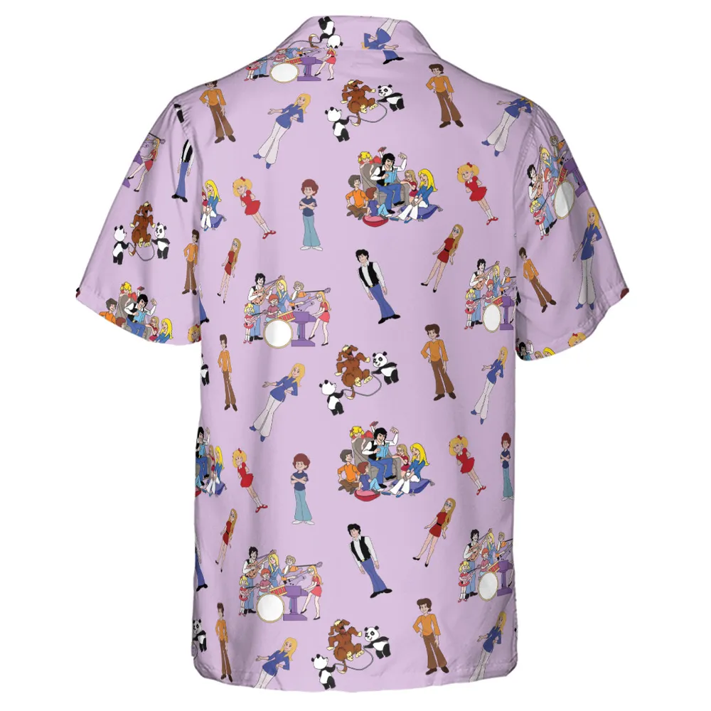 70s The Brady Kids Cartoon  Hawaiian Shirt - 3