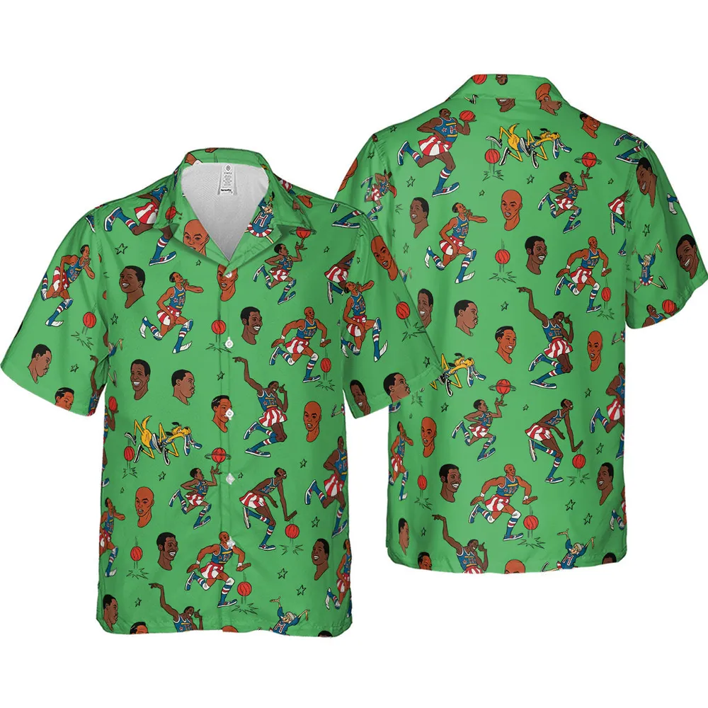 Harlem Globetrotters Characters Hawaiian Shirt - 4