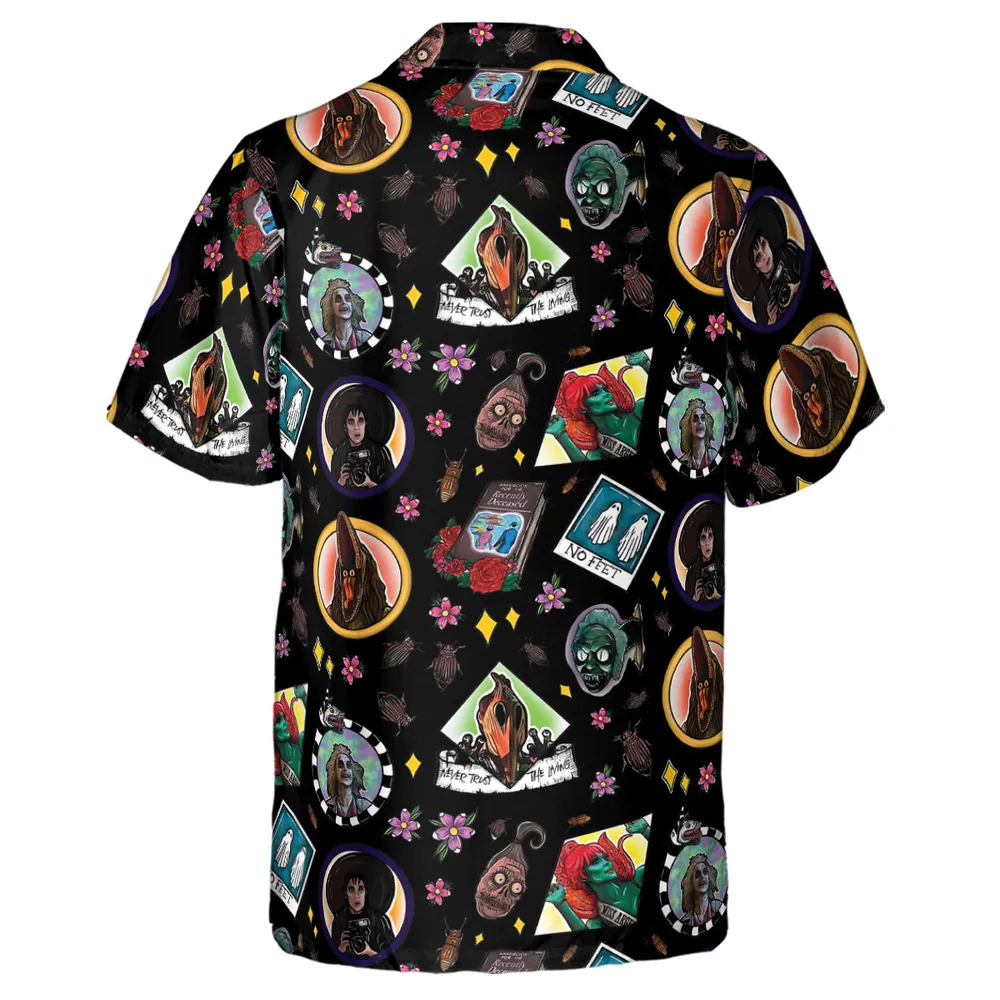 Showtime Beetlejuice Themed Hawaiian Shirt - 3