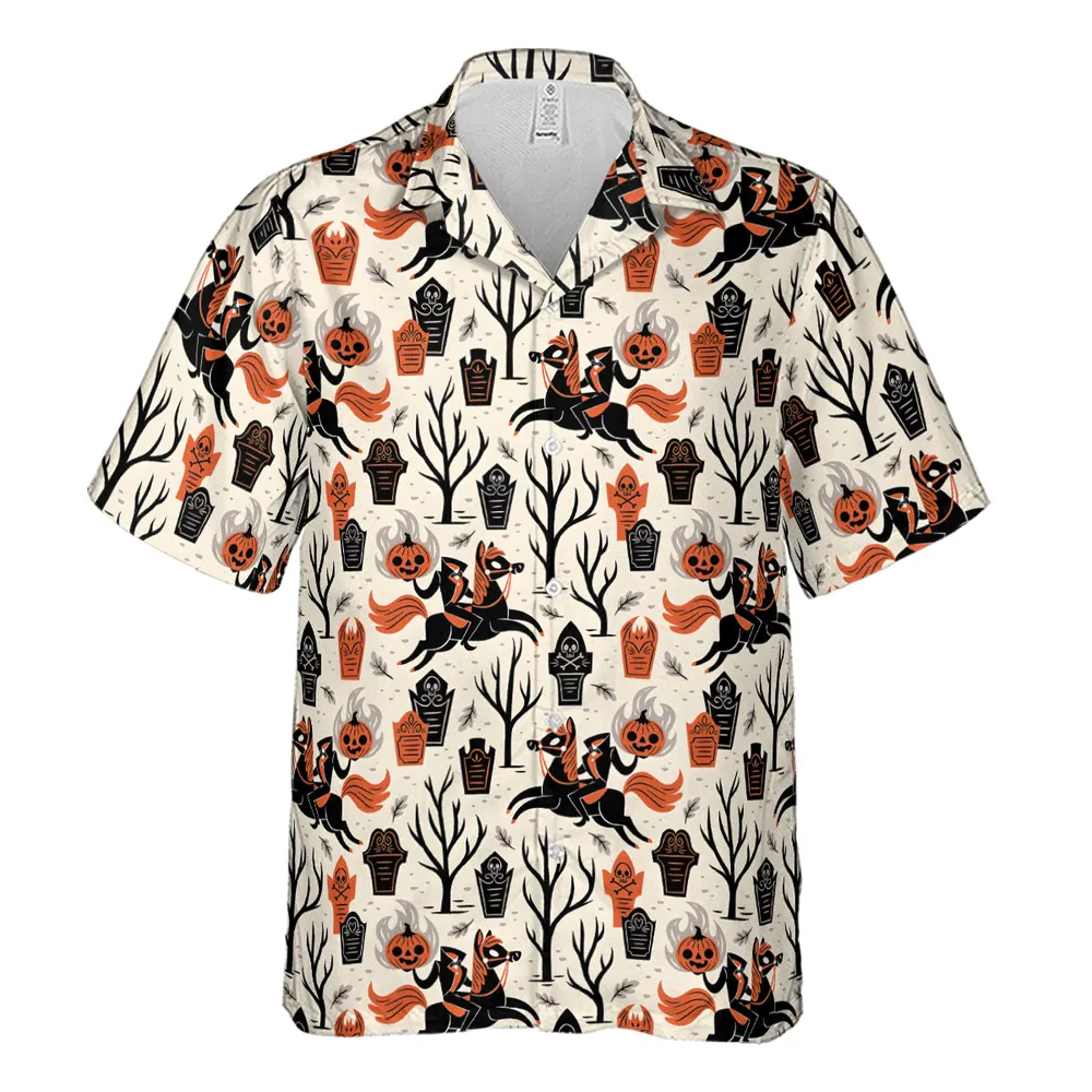 Headless Horseman Sleepy Hollow Hawaiian Shirt - 2