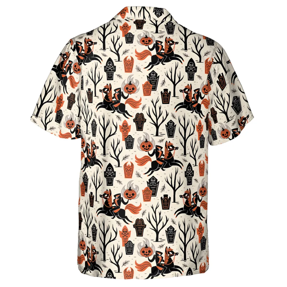 Headless Horseman Sleepy Hollow Hawaiian Shirt - 3