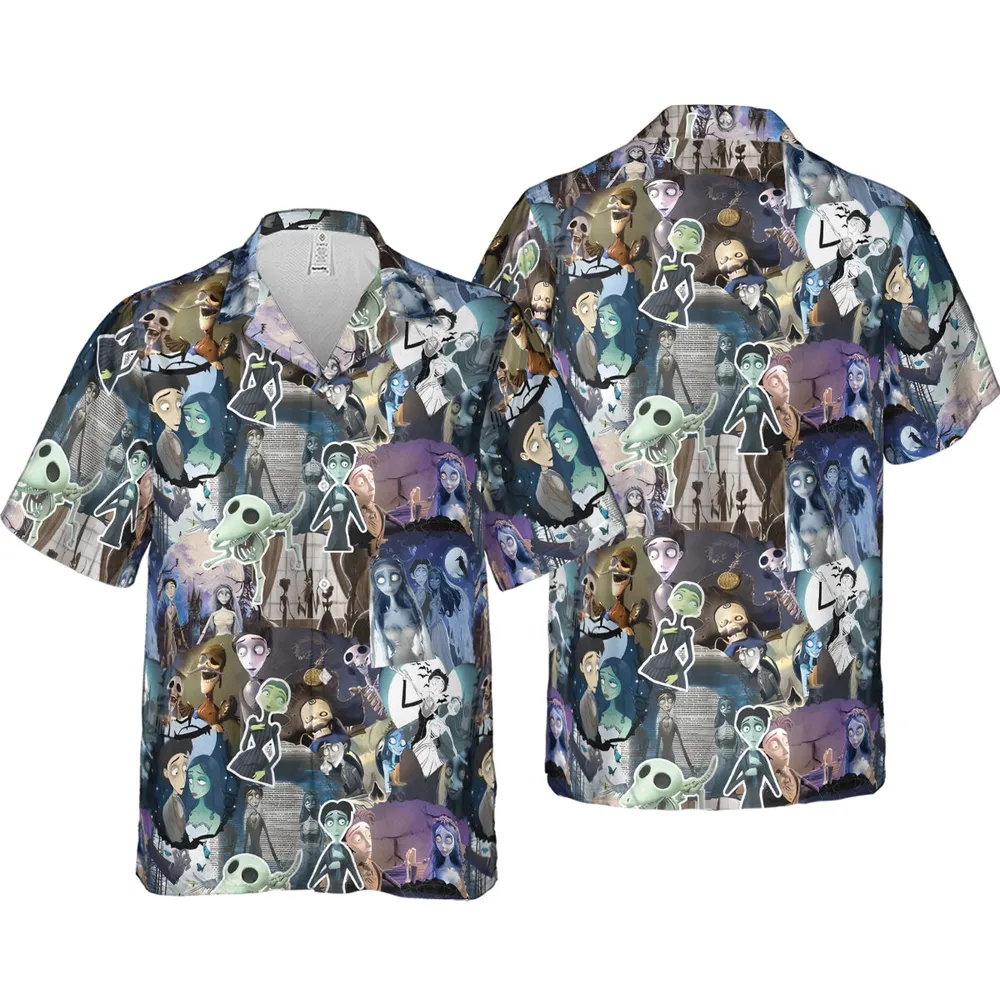 Unalive Bride Corpse Bride Hawaiian Shirt - 4
