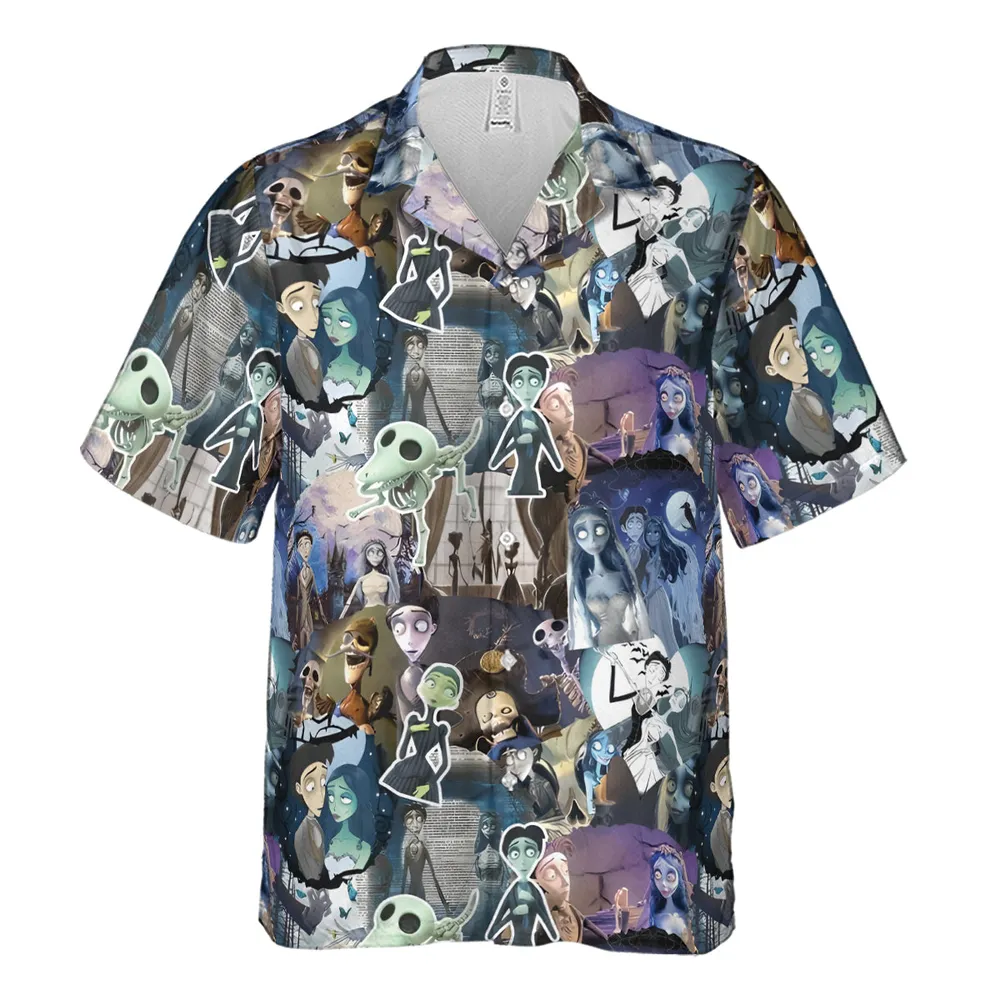 Unalive Bride Corpse Bride Hawaiian Shirt - 2