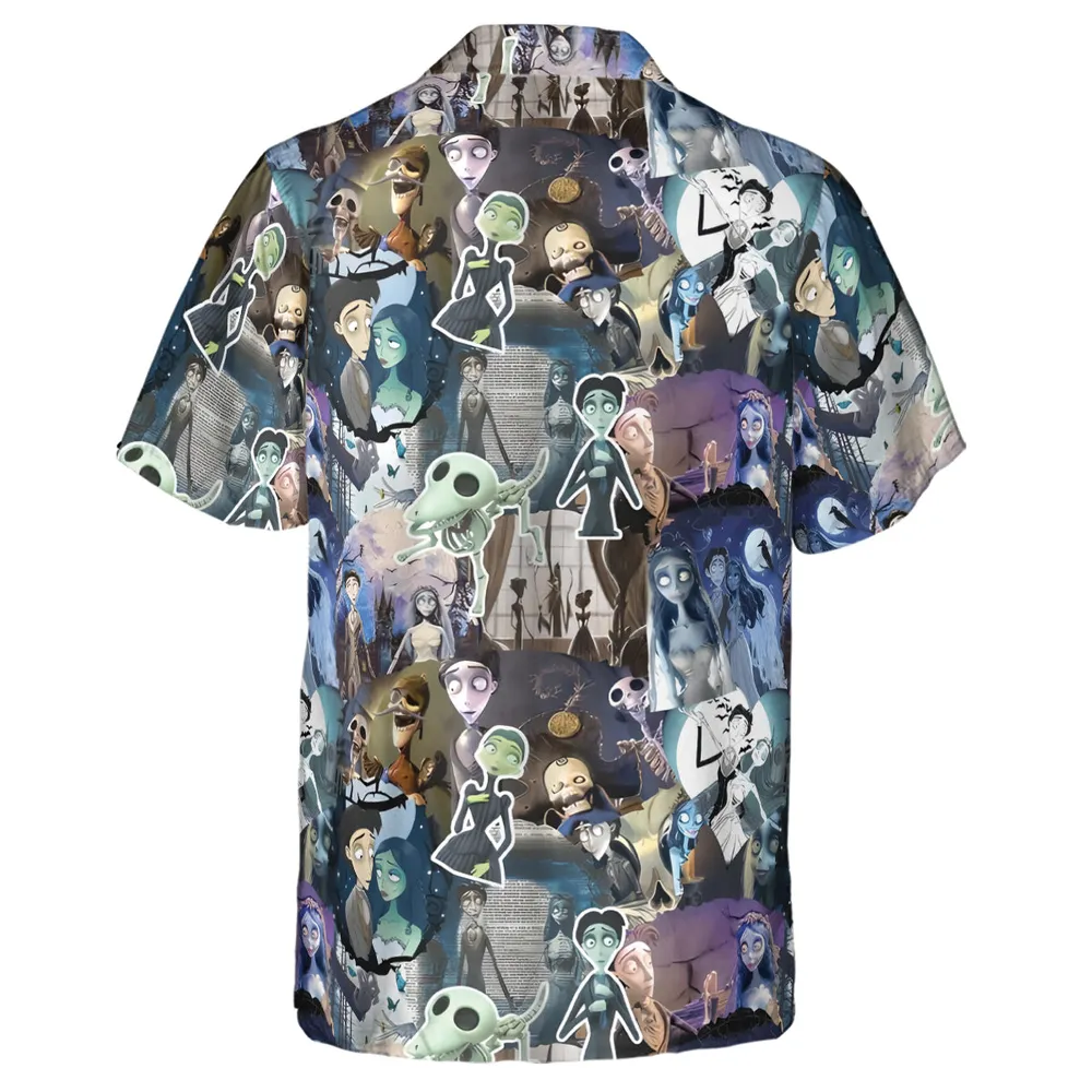 Unalive Bride Corpse Bride Hawaiian Shirt - 3