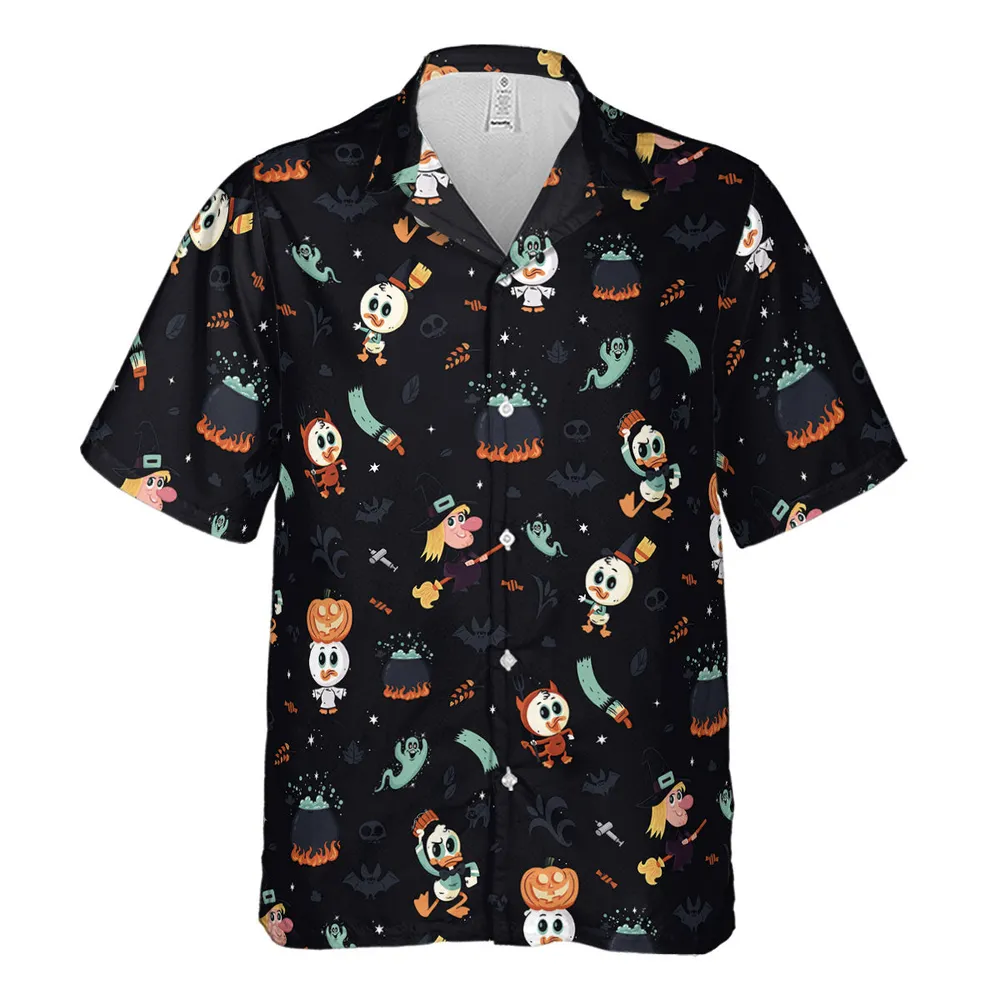Quacky Halloween DuckTales Hawaiian Shirt - 2