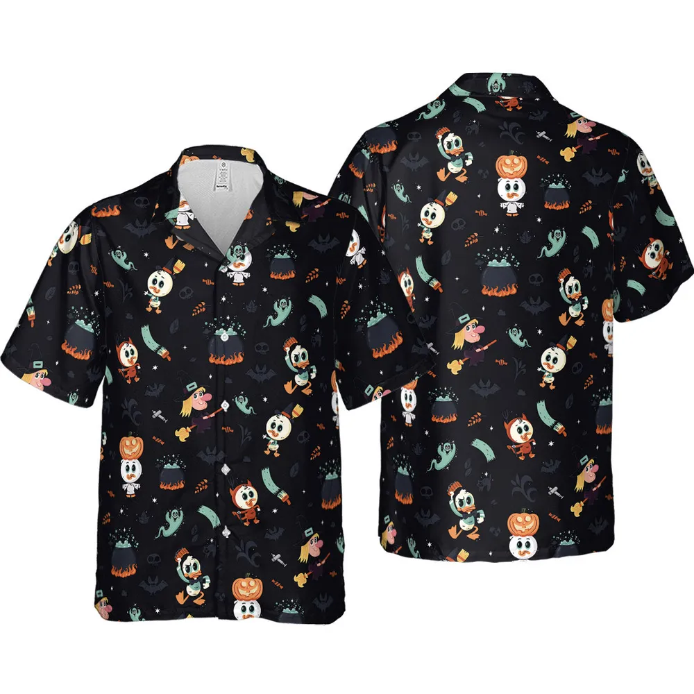 Quacky Halloween DuckTales Hawaiian Shirt - 4