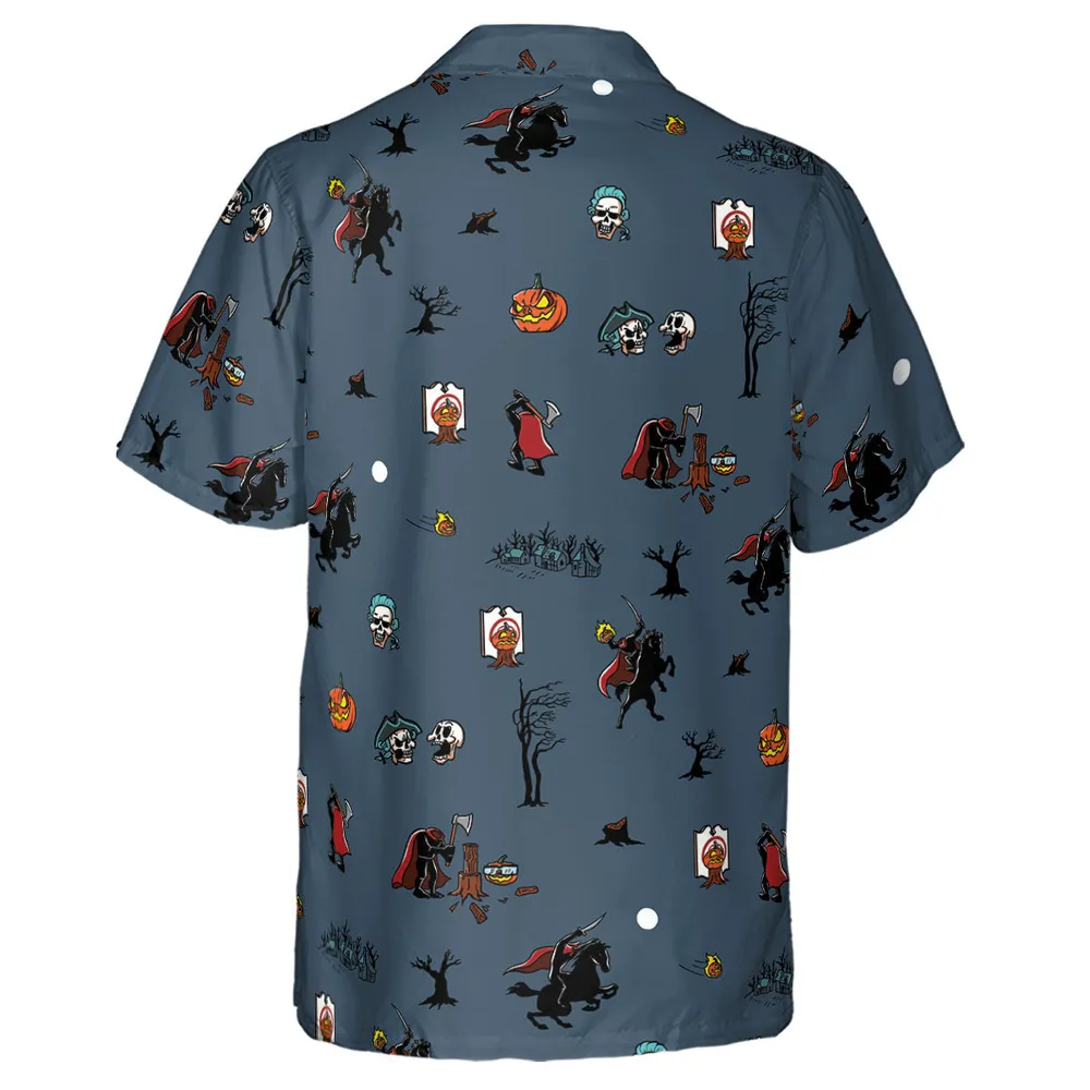 Headless Horseman Ichabod and Mr. Toad Hawaiian Shirt - 3