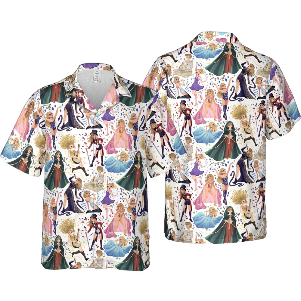 Blondie Colorful Lineup Hawaiian Shirt - 4