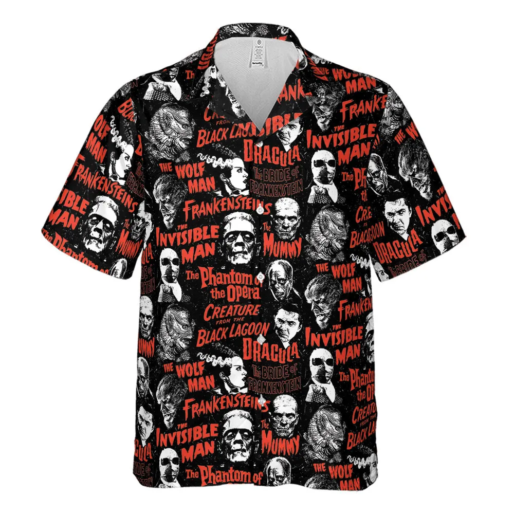 Monster Tiles Hawaiian Shirt - 2